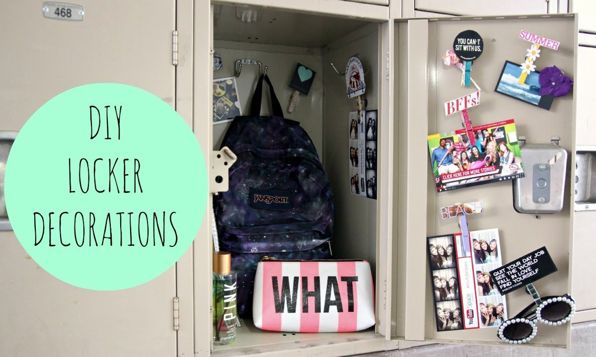 DIY Locker Organization Ideas
 DIY Locker Decorations For Back To School