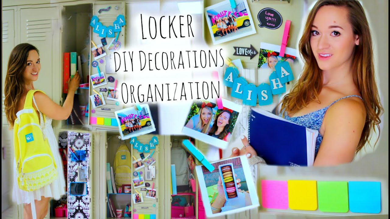 DIY Locker Organization Ideas
 DIY Locker Organization Decor Tumblr Inspired Back to