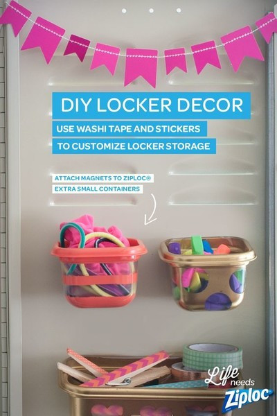 DIY Locker Organization Ideas
 DIY Locker Decor Ideas Exciting Back to School DIYs for