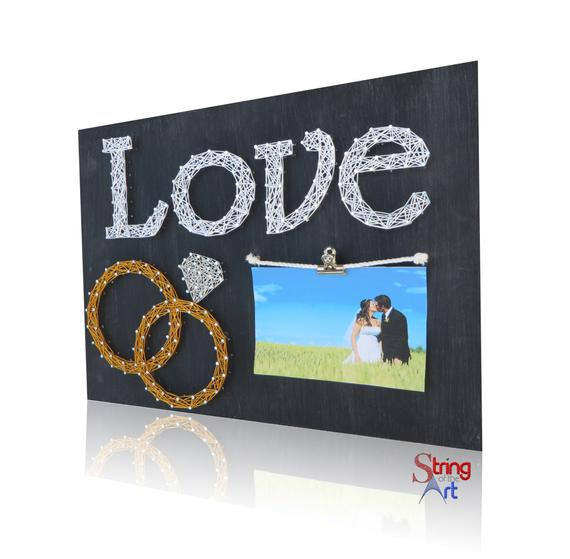 DIY Love Is Art Kit
 DIY String Art Kit Picture Frame Love String Art