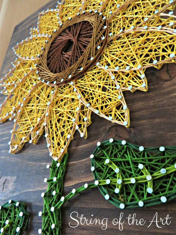 DIY Love Is Art Kit
 Sunflower String Art Kit DIY Kit Crafts for Adults DIY