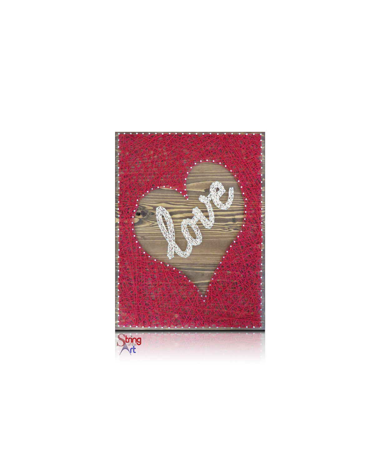 DIY Love Is Art Kit
 String Art DIY Crafts Kit Heart Decor DIY String Art Love