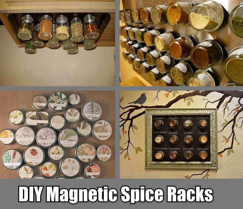 DIY Magnetic Spice Rack
 4 DIY Magnetic Spice Rack Ideas
