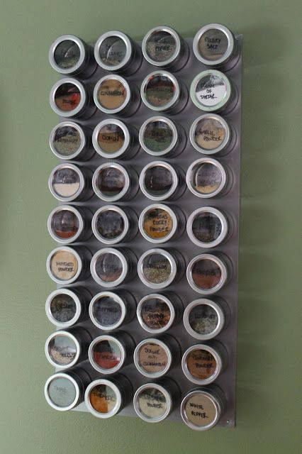 DIY Magnetic Spice Rack
 DIY Magnetic Spice Rack but with a border Maybe a frame