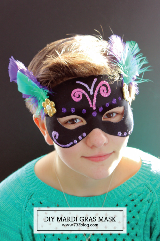 DIY Mardi Gras Mask
 DIY Mardi Gras Mask Kids Craft Inspiration Made Simple