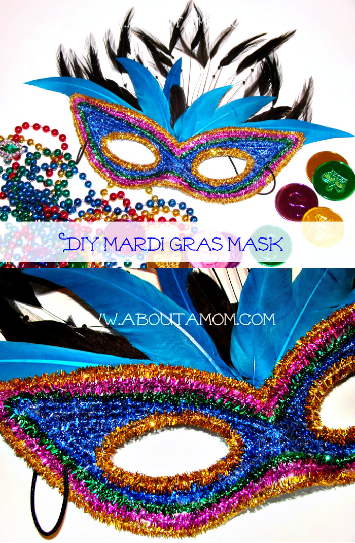 DIY Mardi Gras Mask
 DIY Mardi Gras Mask
