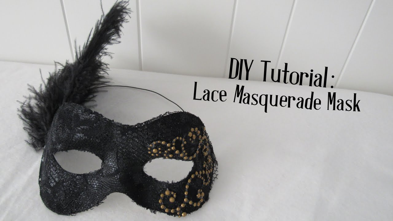 DIY Masquerade Mask
 Lace Masquerade Mask DIY Tutorial