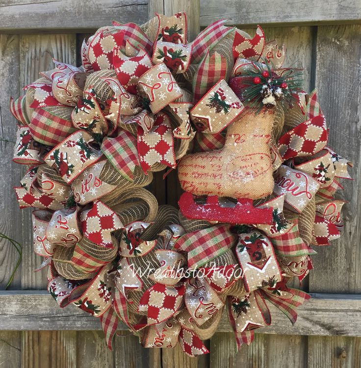 DIY Mesh Christmas Wreath
 Best 25 Christmas mesh wreaths ideas on Pinterest