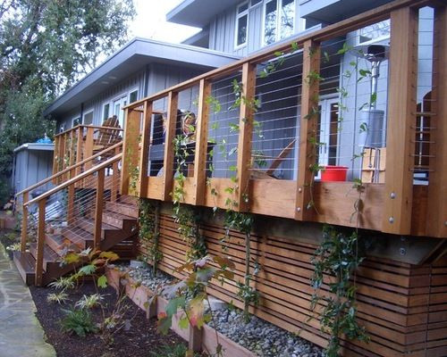 DIY Mobile Home Skirting
 25 best ideas about Deck Skirting on Pinterest