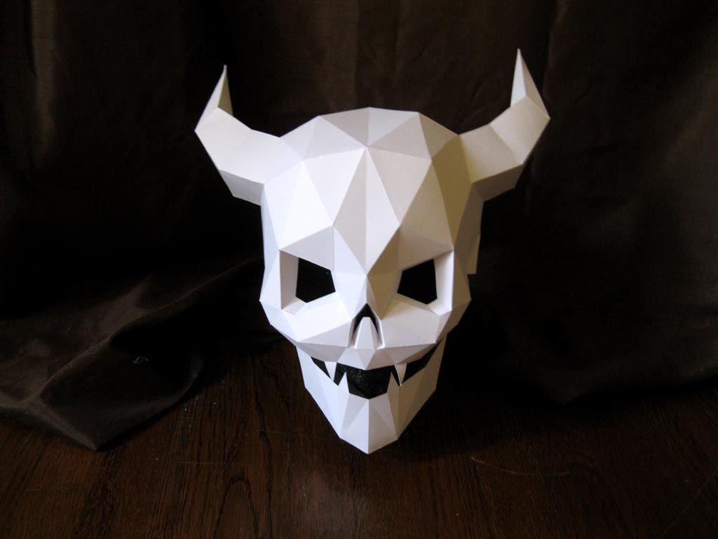 DIY Mouth Mask
 Devil Skull Mask with Moving Mouth for Halloween DIY