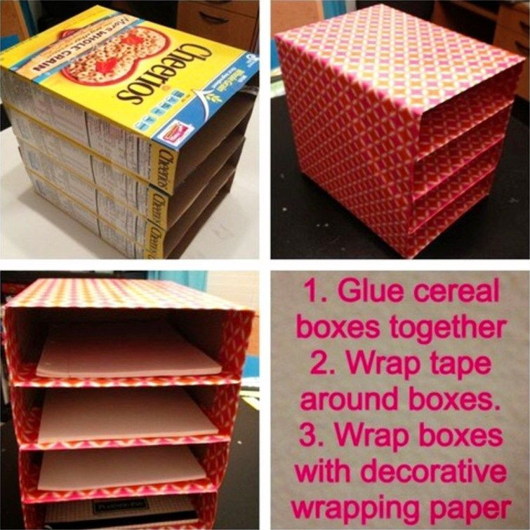 DIY Organization Boxes
 45 DIY Organization Hacks For Every Room Nook and Cranny