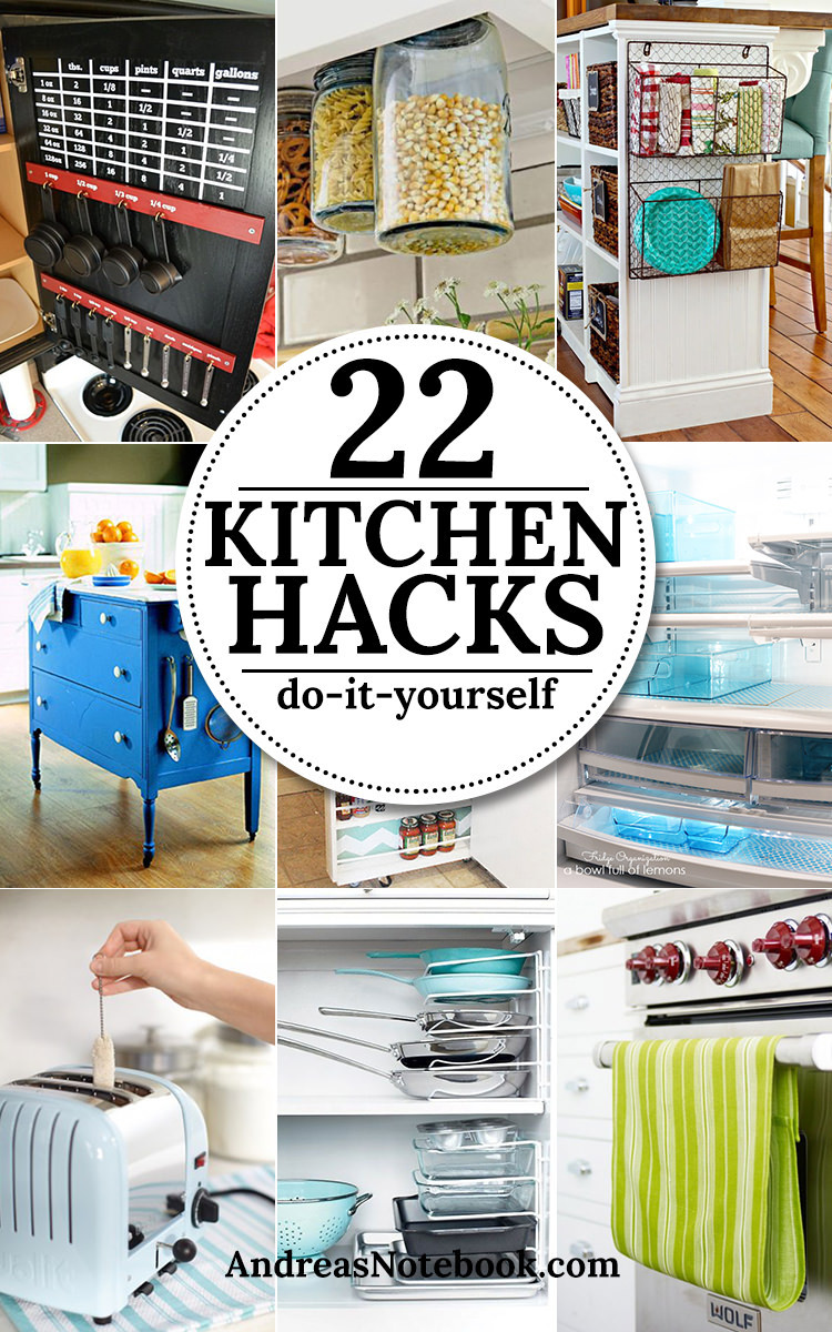 DIY Organization Hacks
 22 Kitchen Hacks and Tips