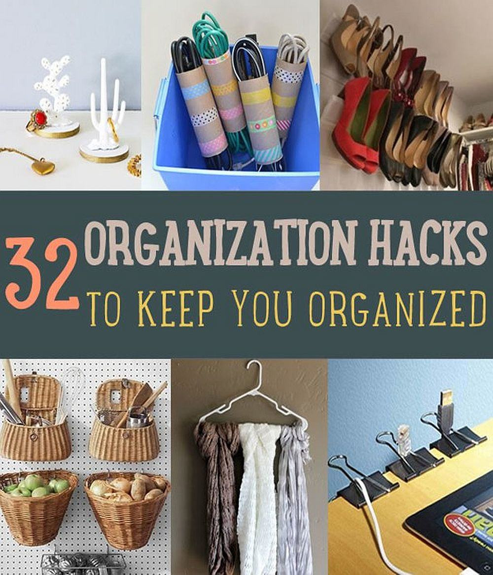 DIY Organization Hacks
 Home Improvement Hack Ideas DIY Projects Craft Ideas & How