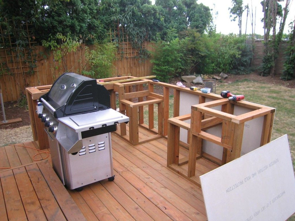 DIY Outdoor Bbq Island
 How to Build an Outdoor Kitchen and BBQ Island