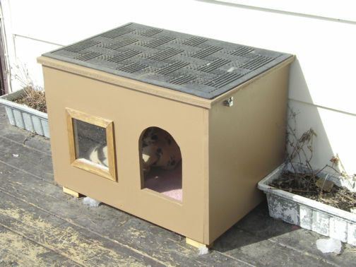 DIY Outdoor Cat Houses
 DIY cat house Random Stuff