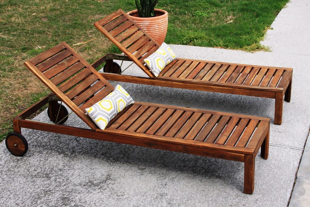 DIY Outdoor Chaise Lounge
 Brilliant Diy Outdoor Chaise Lounge Badot