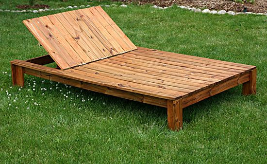 DIY Outdoor Chaise Lounge
 Outdoor Double Chaise Lounge Plans WoodWorking Projects