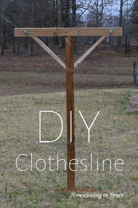 DIY Outdoor Clothesline
 25 best ideas about Outdoor Clothes Lines on Pinterest