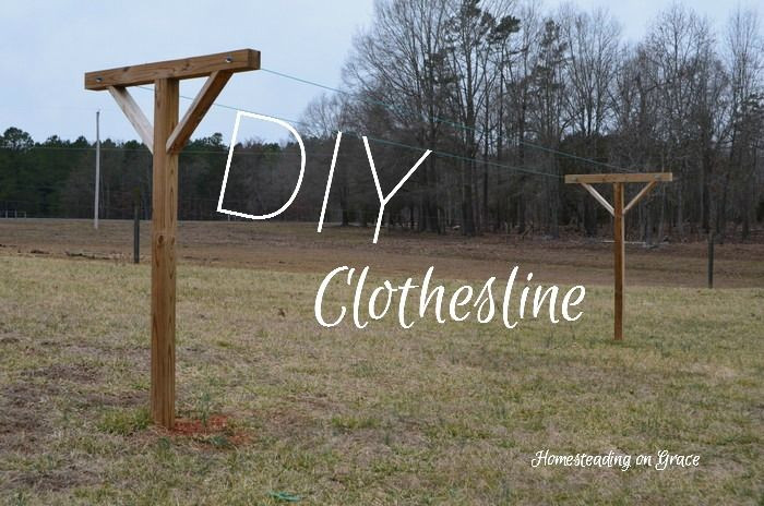 DIY Outdoor Clothesline
 Best 25 Clotheslines ideas on Pinterest
