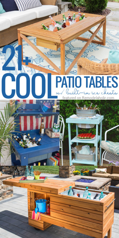DIY Outdoor Cooler Table
 Remodelaholic