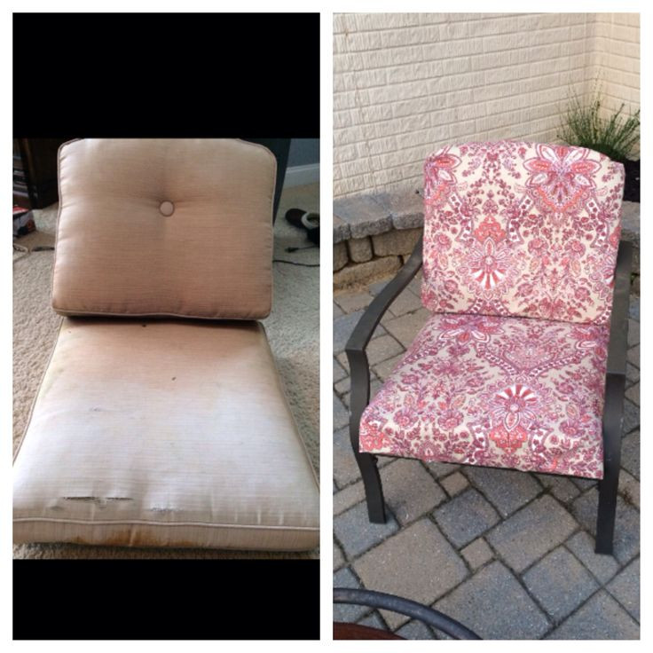 DIY Outdoor Cushions Using Shower Curtain
 Best 25 Patio chair cushions clearance ideas on Pinterest