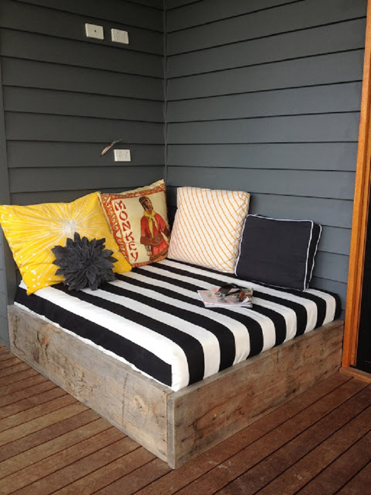 DIY Outdoor Daybed
 TOP 10 Genius DIY Backyard Furniture Ideas Top Inspired