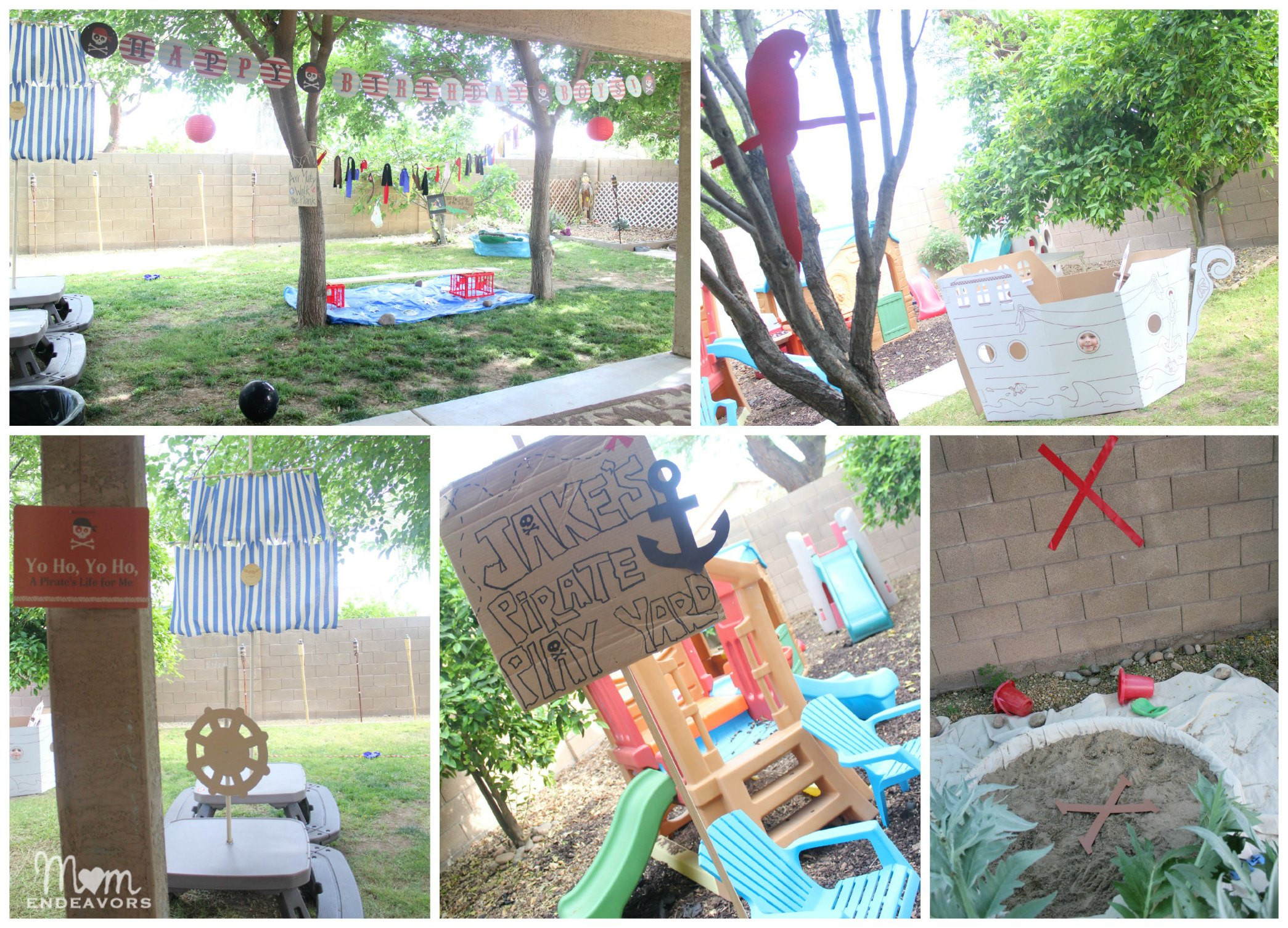DIY Outdoor Decor
 Jake and the Never Land Pirates Birthday Party