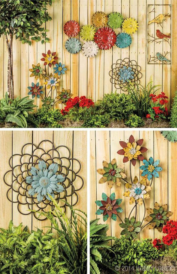 DIY Outdoor Decor
 Truly Easy and Low bud DIY Garden Art Flowers