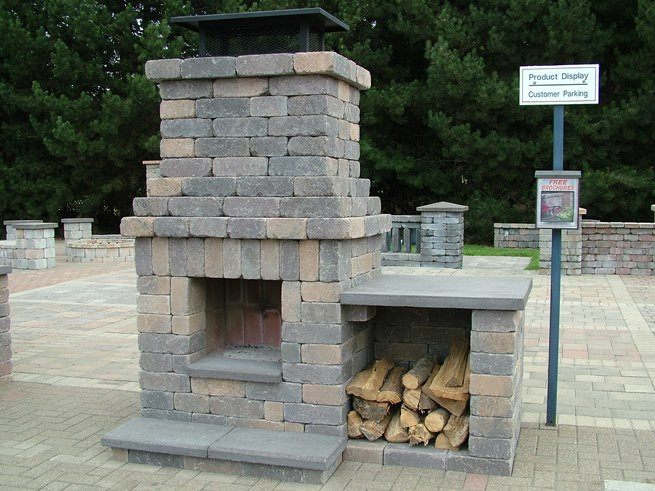 DIY Outdoor Fireplace Kit
 Deschutes Fireplace Kit Columbia