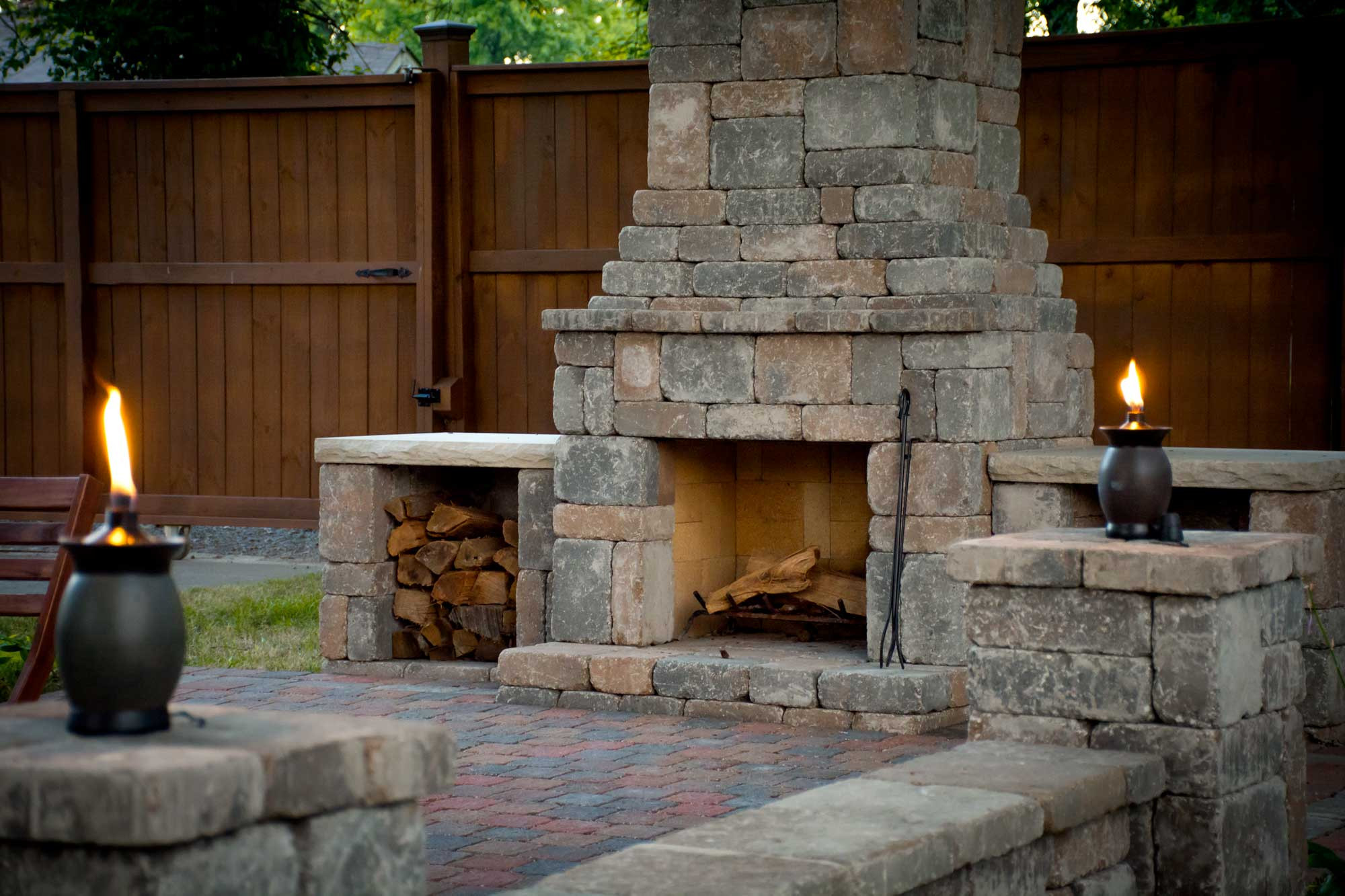 DIY Outdoor Fireplace Kit
 Shop DIY Kits Romanstone Hardscapes
