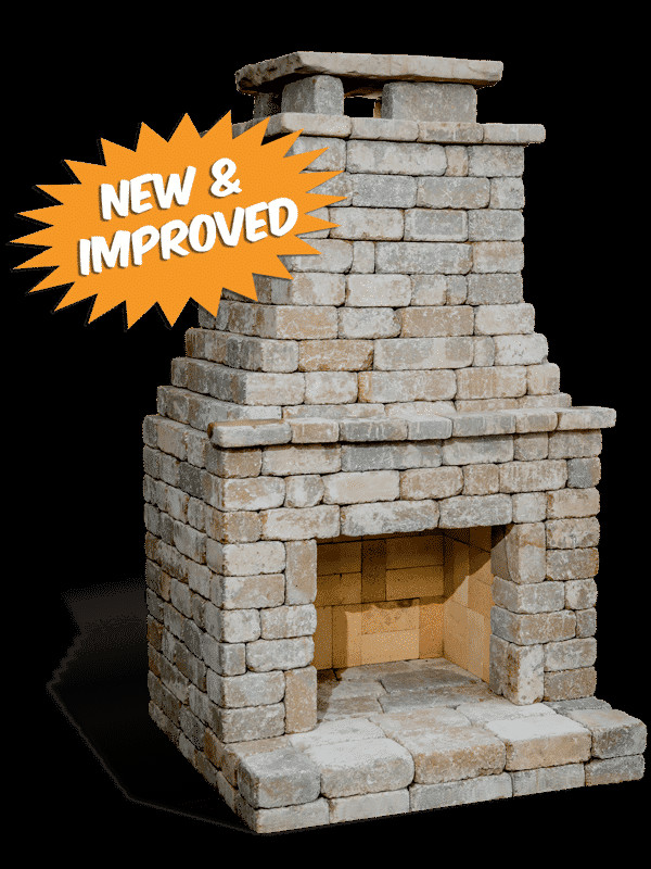 DIY Outdoor Fireplace Kit
 Fremont DIY outdoor fireplace kit makes hardscaping easy
