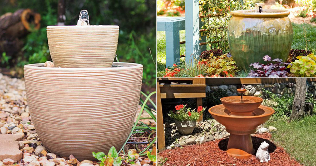 DIY Outdoor Fountain
 14 DIY Container Water Fountain Ideas That Are Easy And