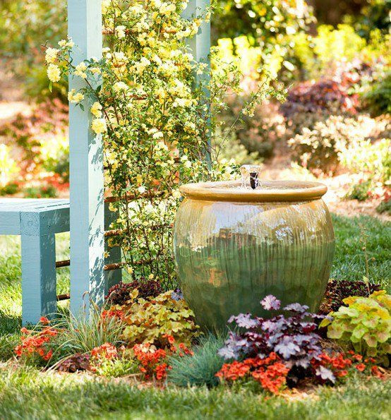 DIY Outdoor Fountain
 DYI Project Garden Fountain