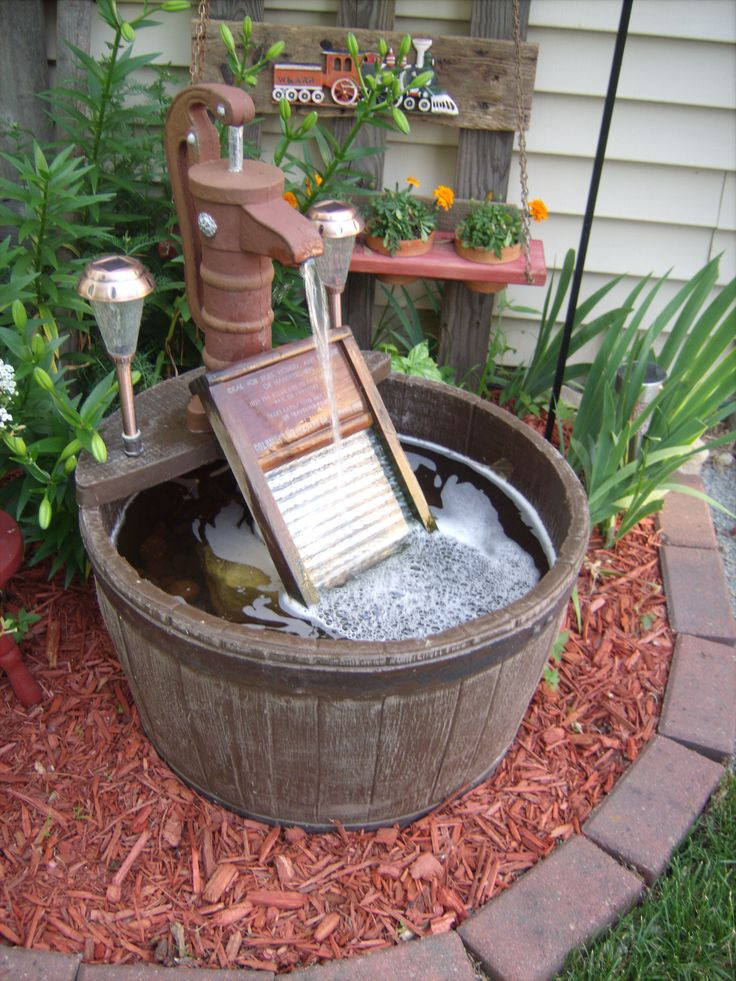 DIY Outdoor Fountain
 1000 Fountain Ideas on Pinterest