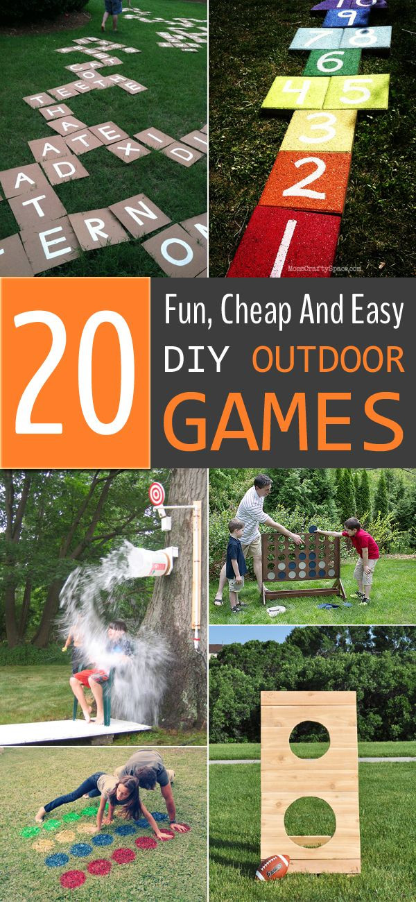 DIY Outdoor Games For Kids
 20 Fun Cheap And Easy DIY Outdoor Games For The Whole