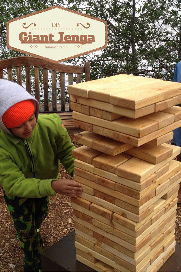 DIY Outdoor Jenga
 How to Build a Giant Jenga Game