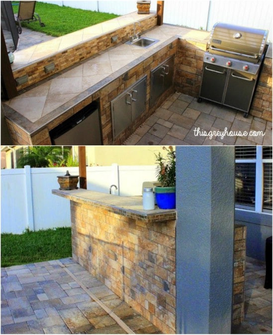Diy Outdoor Kitchen Cabinets
 15 Amazing DIY Outdoor Kitchen Plans You Can Build A