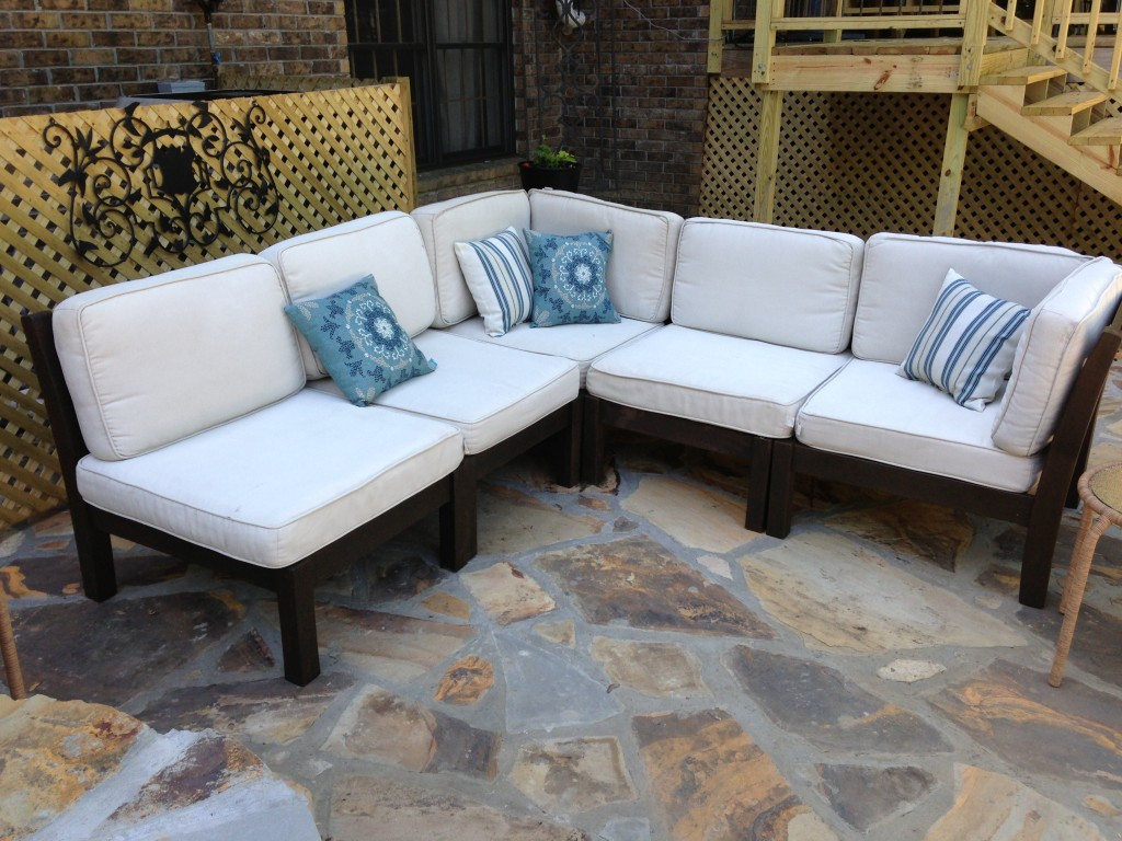 DIY Outdoor Sectionals
 How To Rehab an Outdoor Sectional