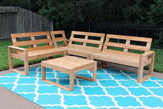 DIY Outdoor Sectionals
 Best 25 Outdoor sofas ideas on Pinterest