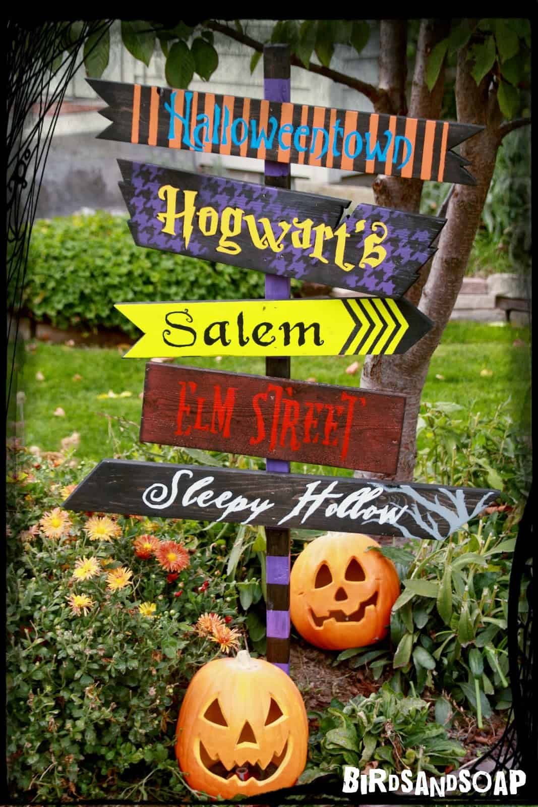 DIY Outdoor Sign
 Spectacularly Spooky Halloween Ideas Featuring YOU