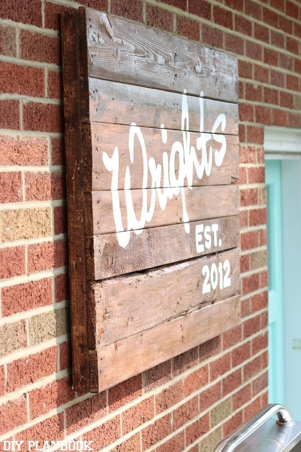 DIY Outdoor Sign
 25 best ideas about Patio signs on Pinterest