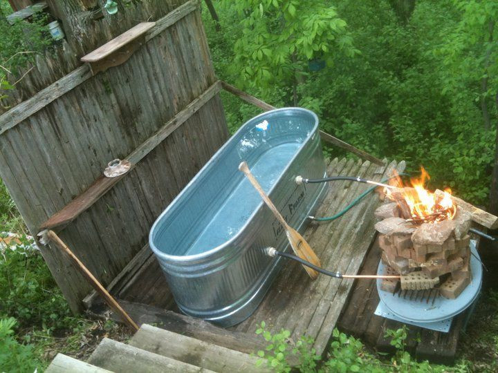 DIY Outdoor Soaking Tub
 Japanese Soaking Tub Outdoor Diy Joel 39 S Outdoor Tub