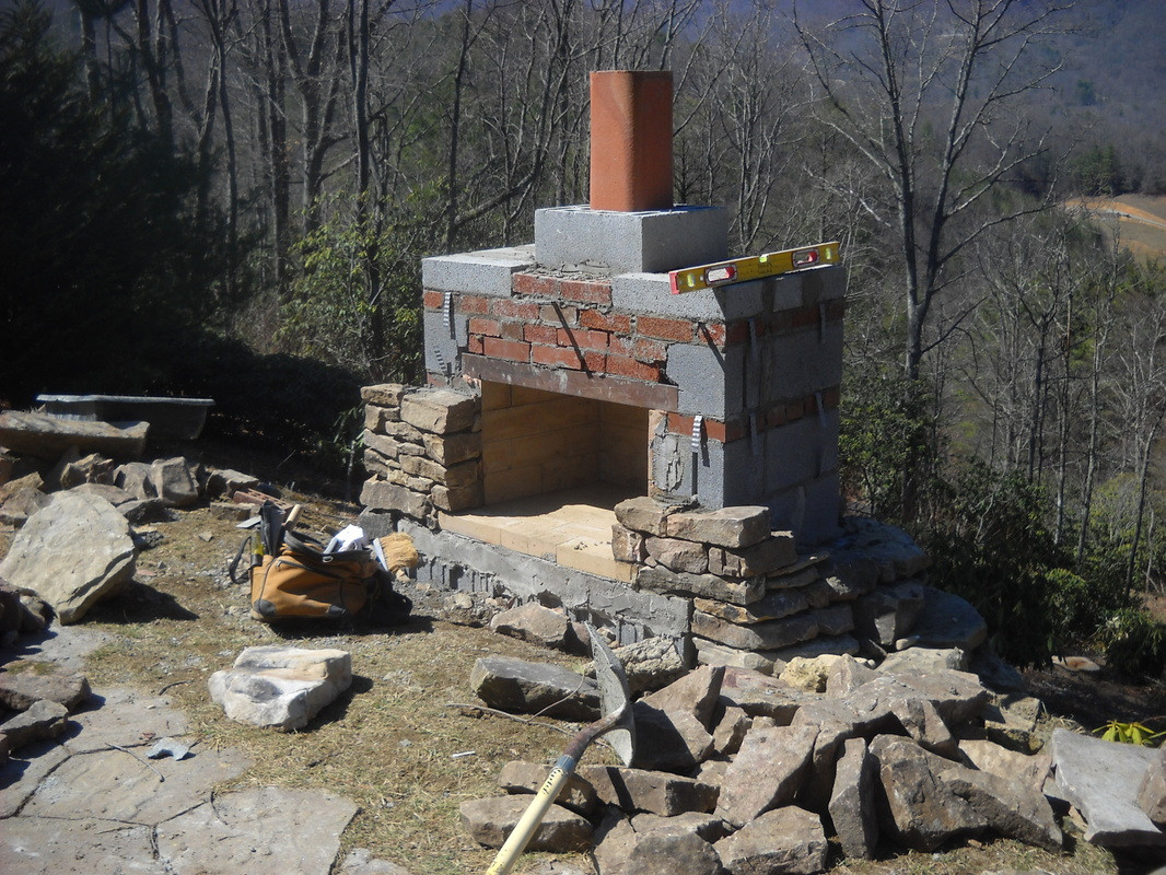 DIY Outdoor Stone Fireplace
 stonetutorials Living Stone Masonry