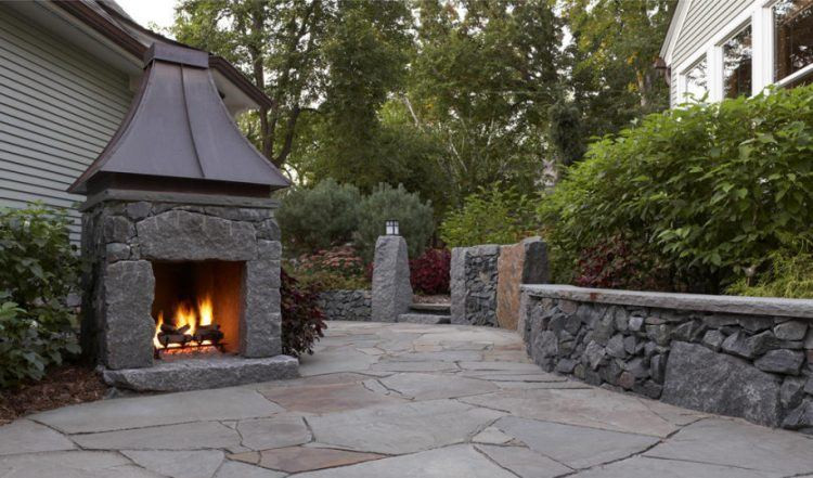 DIY Outdoor Stone Fireplace
 20 Beautiful Outdoor Stone Fireplace Designs