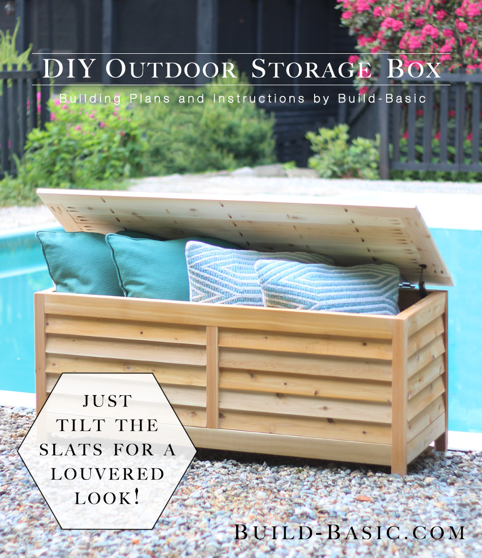 DIY Outdoor Storage
 Build a DIY Outdoor Storage Box ‹ Build Basic