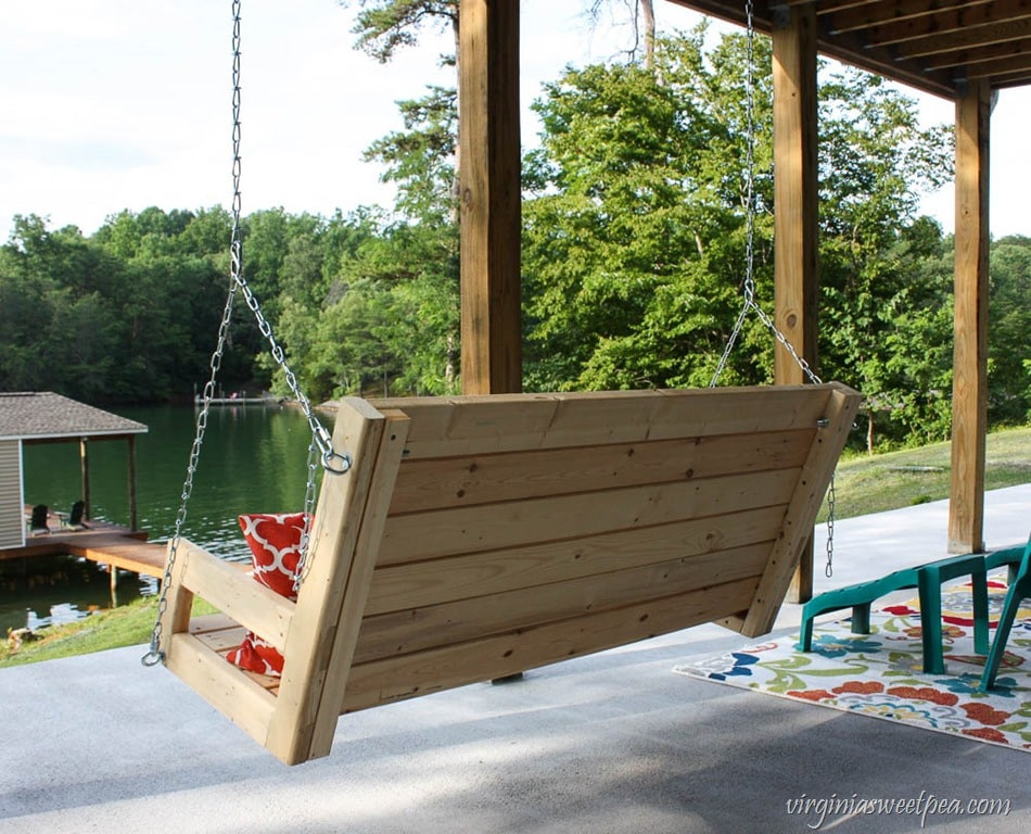 DIY Outdoor Swing
 DIY 2x4 Porch Swing Sweet Pea
