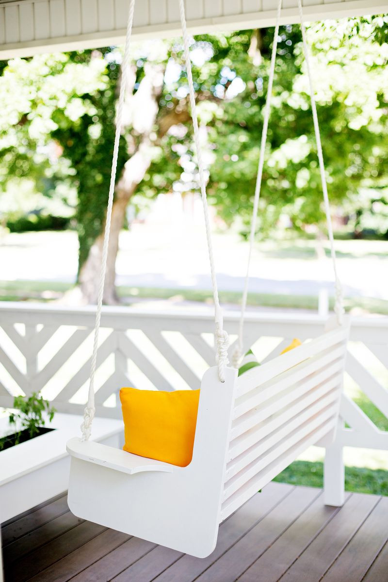 DIY Outdoor Swing
 Build your Own Porch Swing A Beautiful Mess