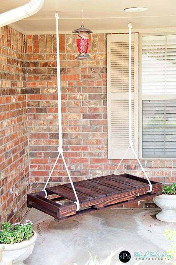 DIY Outdoor Swing
 22 Amazingly DIY Patio and Garden Swings