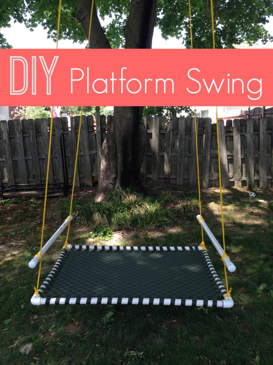 DIY Outdoor Swing
 25 things to make with PVC Pipe