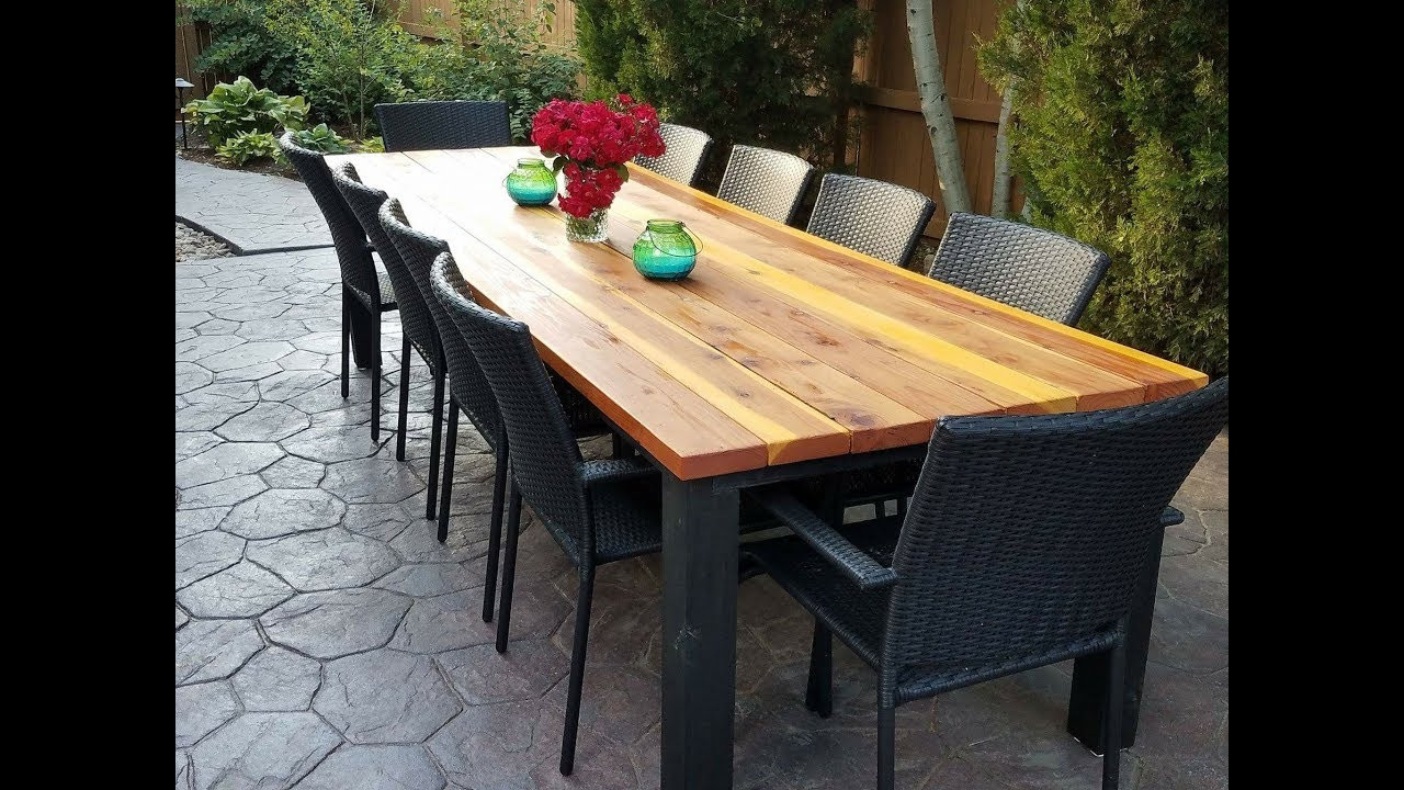 DIY Outdoor Table
 DIY Outdoor Dining Table